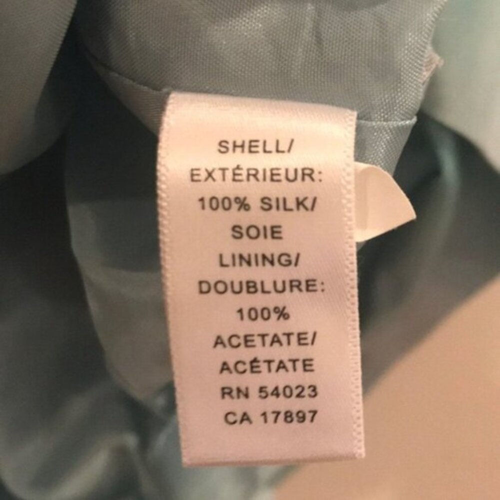 💙 Vintage Banana Republic Women’s Aqua Silk Pleated A-Line Skirt | Size 4 💙 - Picture 5 of 8